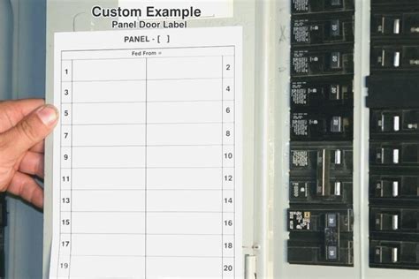 blank sticker labels for electrical box panel|electrical panel directory labels.